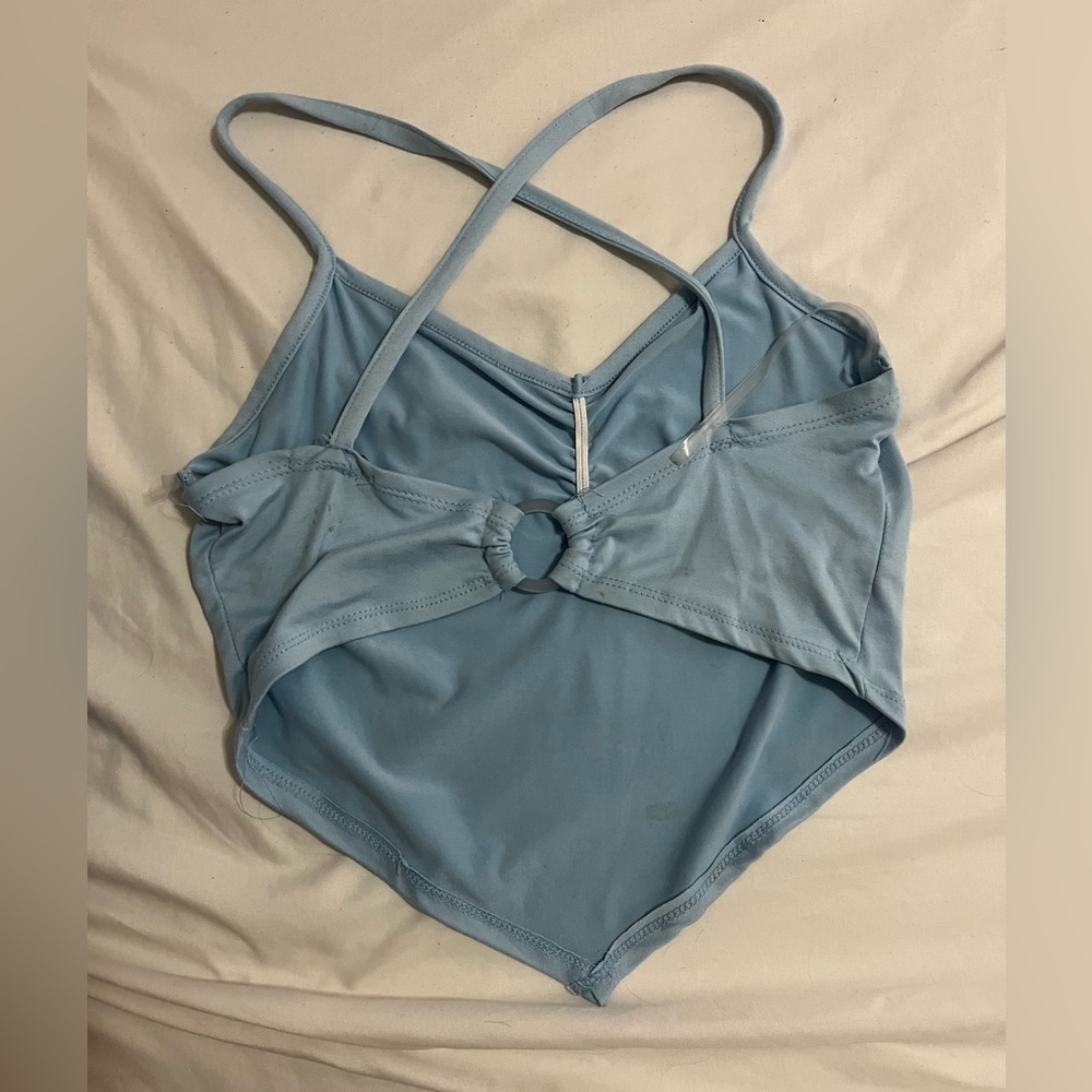 backless blue top - Picture 2 of 2